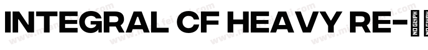 Integral CF Heavy Re字体转换